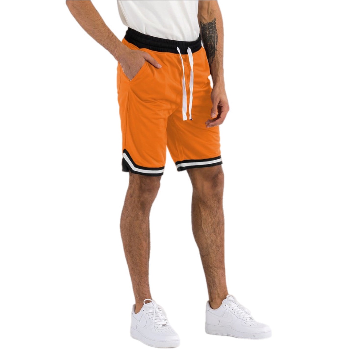 Athletic Drawstring Gym Shorts