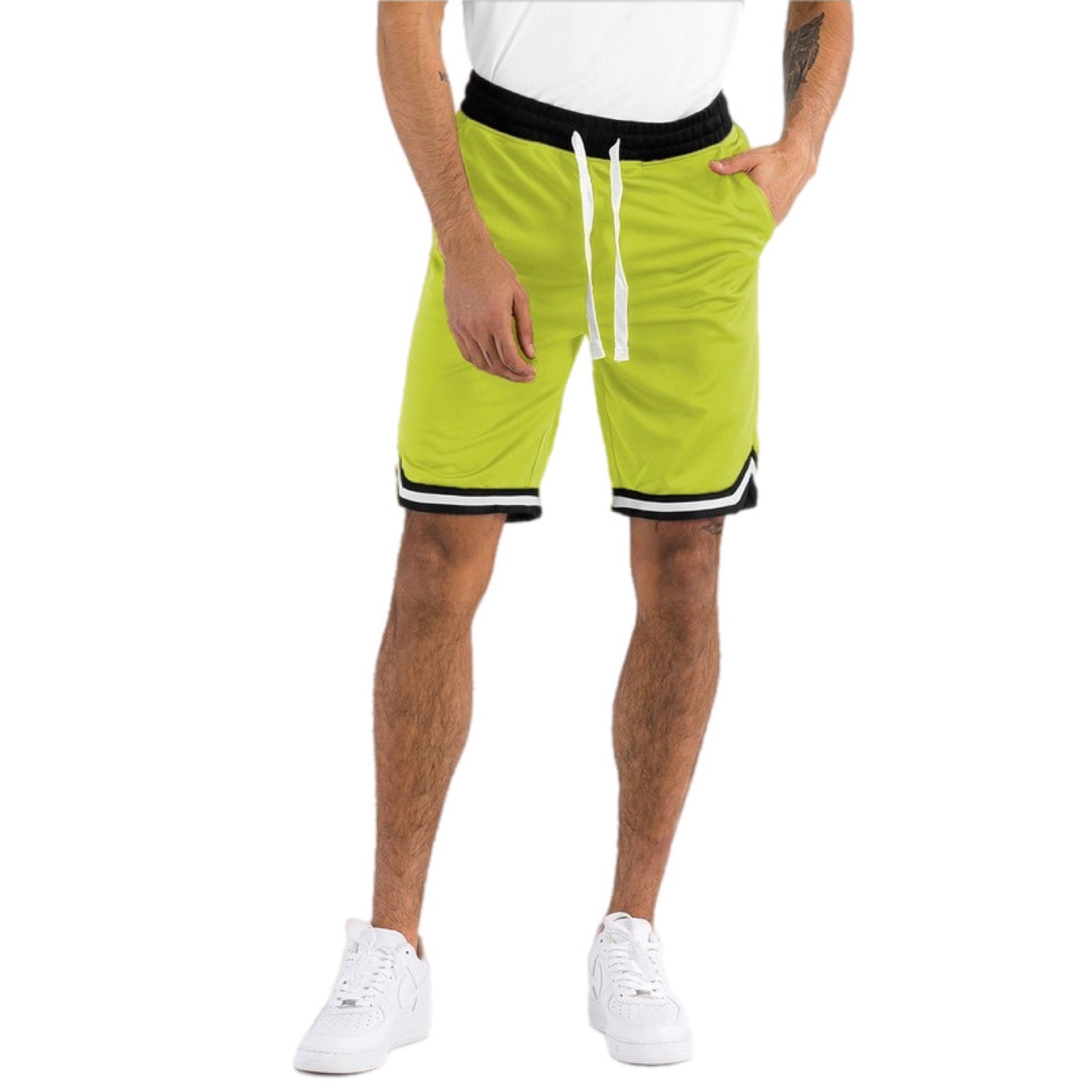 Athletic Drawstring Gym Shorts