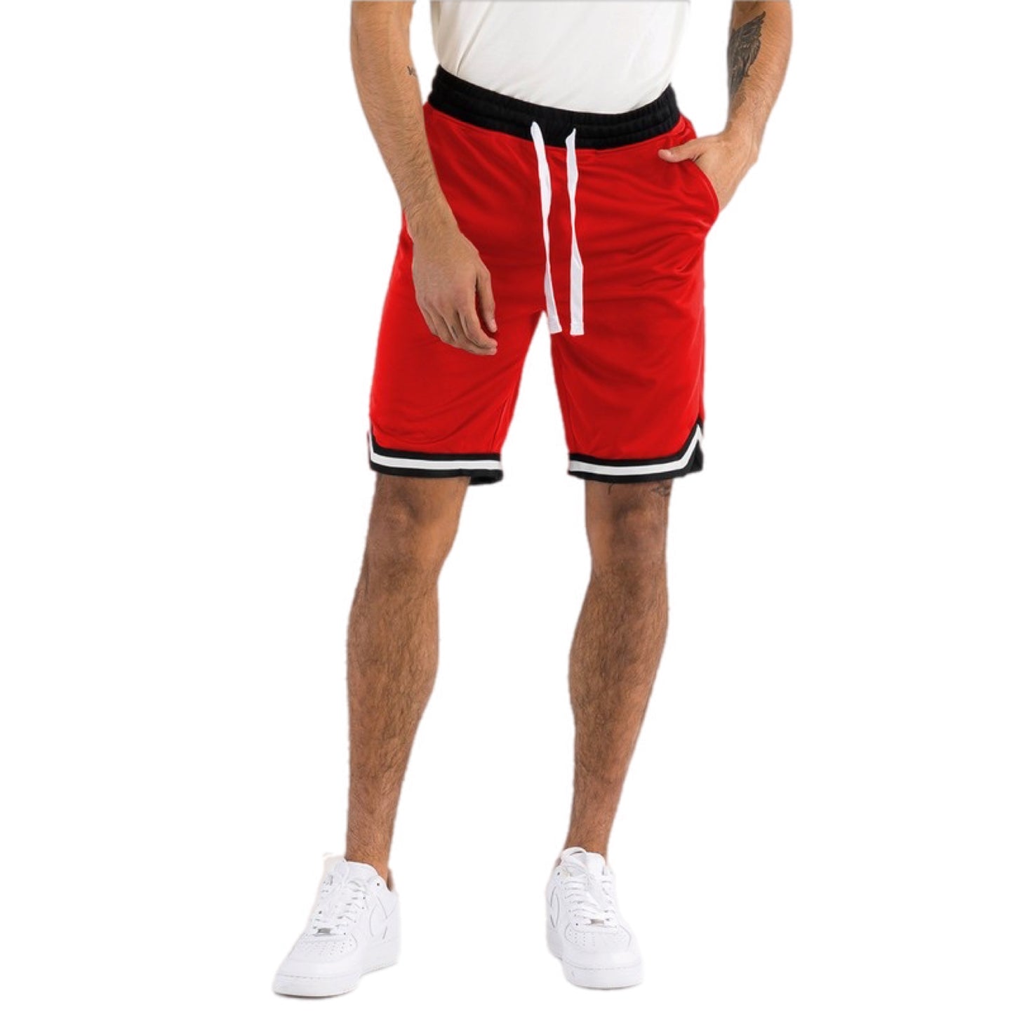 Athletic Drawstring Gym Shorts