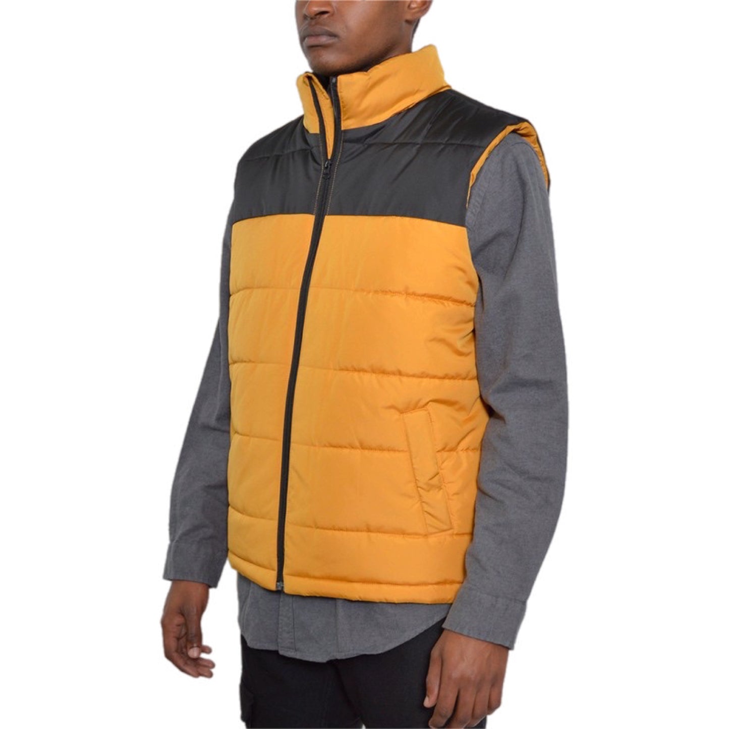 Padded Two Tone Vest