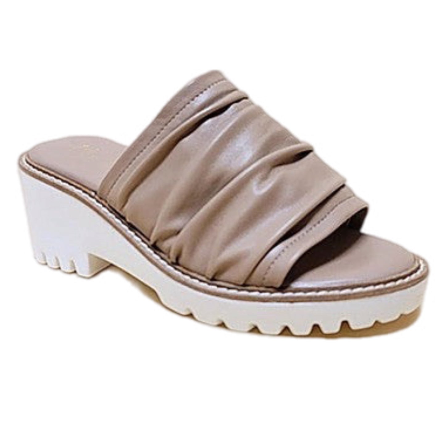 Vegan Leather Platform Sandals