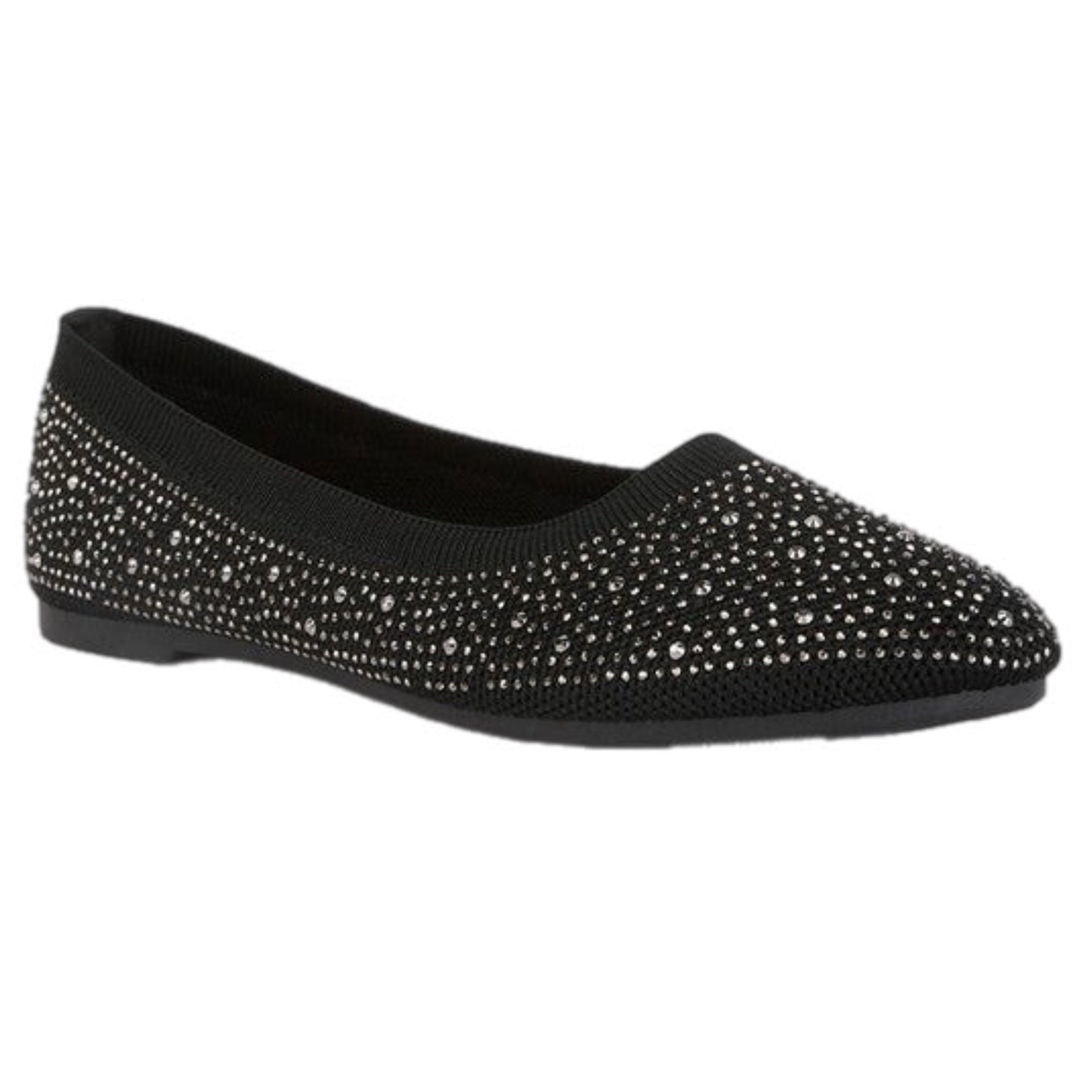 Rhinestones Embellished Ballet Flats