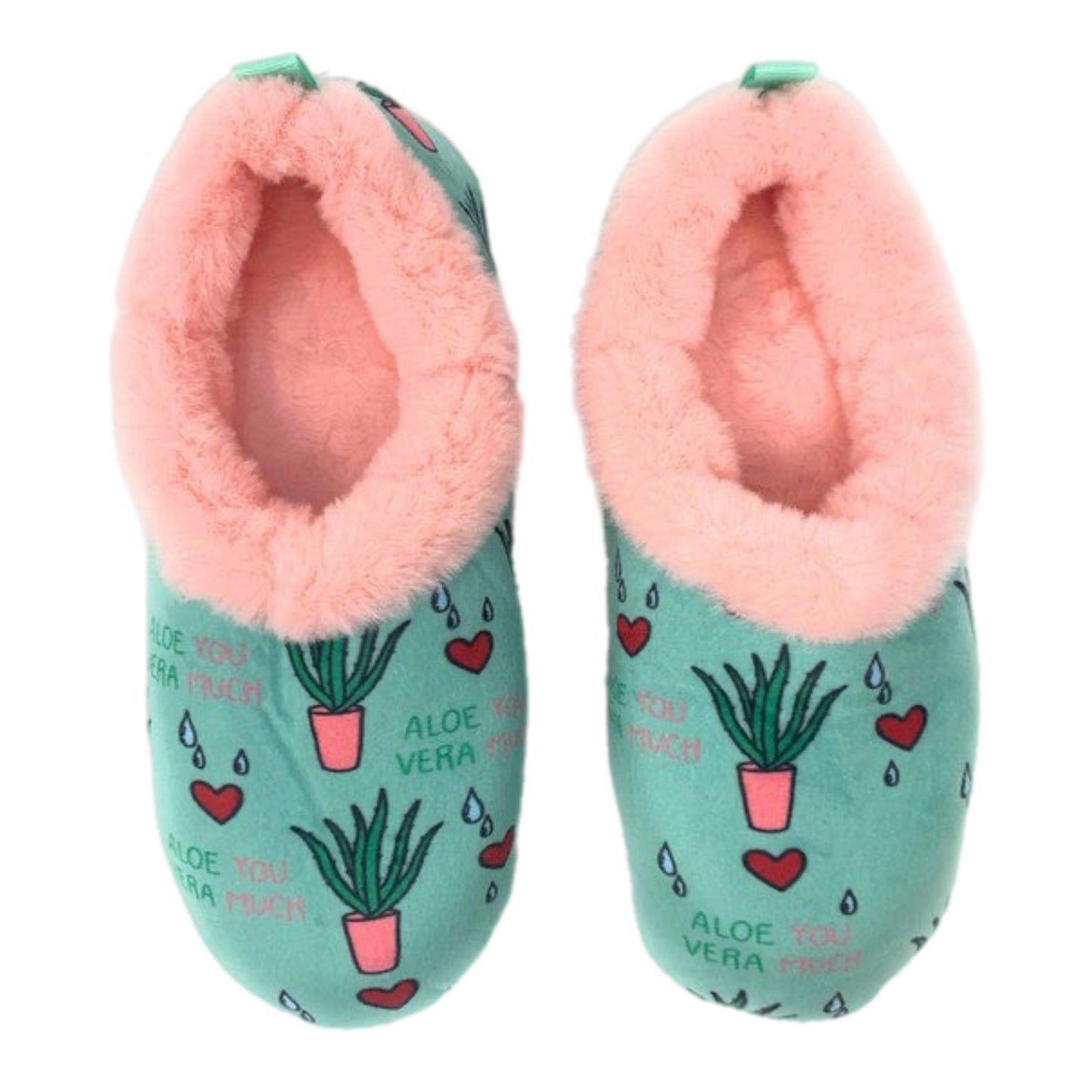 Aloe You - House Sherpa Slippers