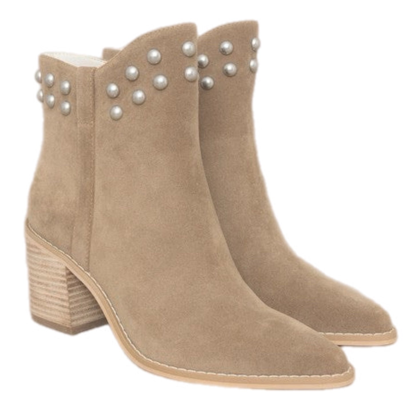 Studded Collar Booties