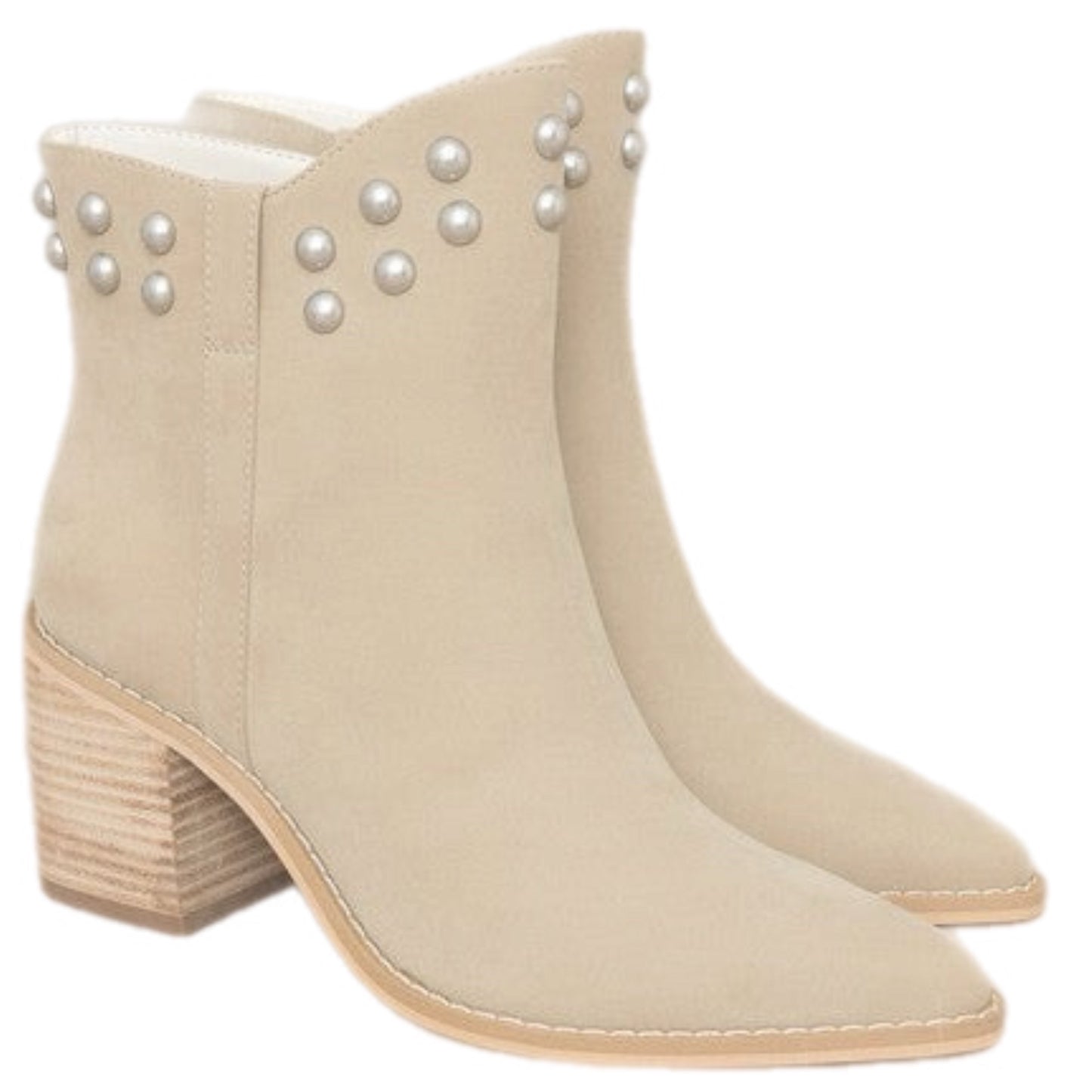 Studded Collar Booties