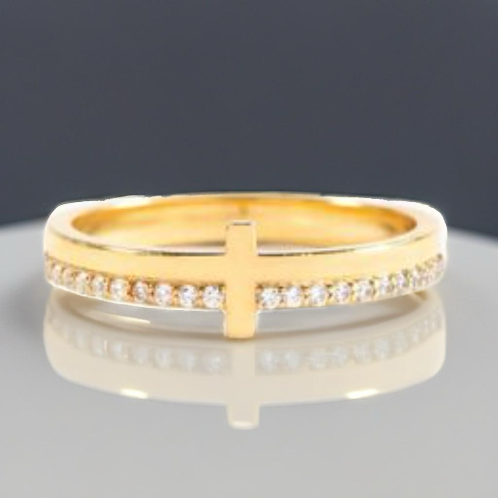 Sterling Silver Cross Ring