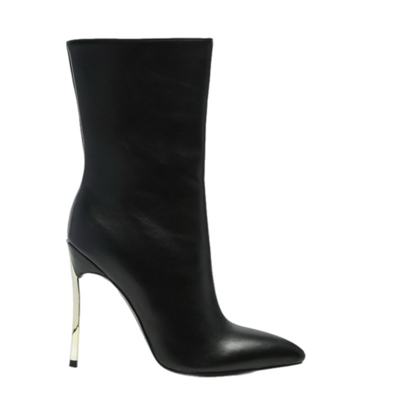 Vegan Leather Stiletto Heeled Boots