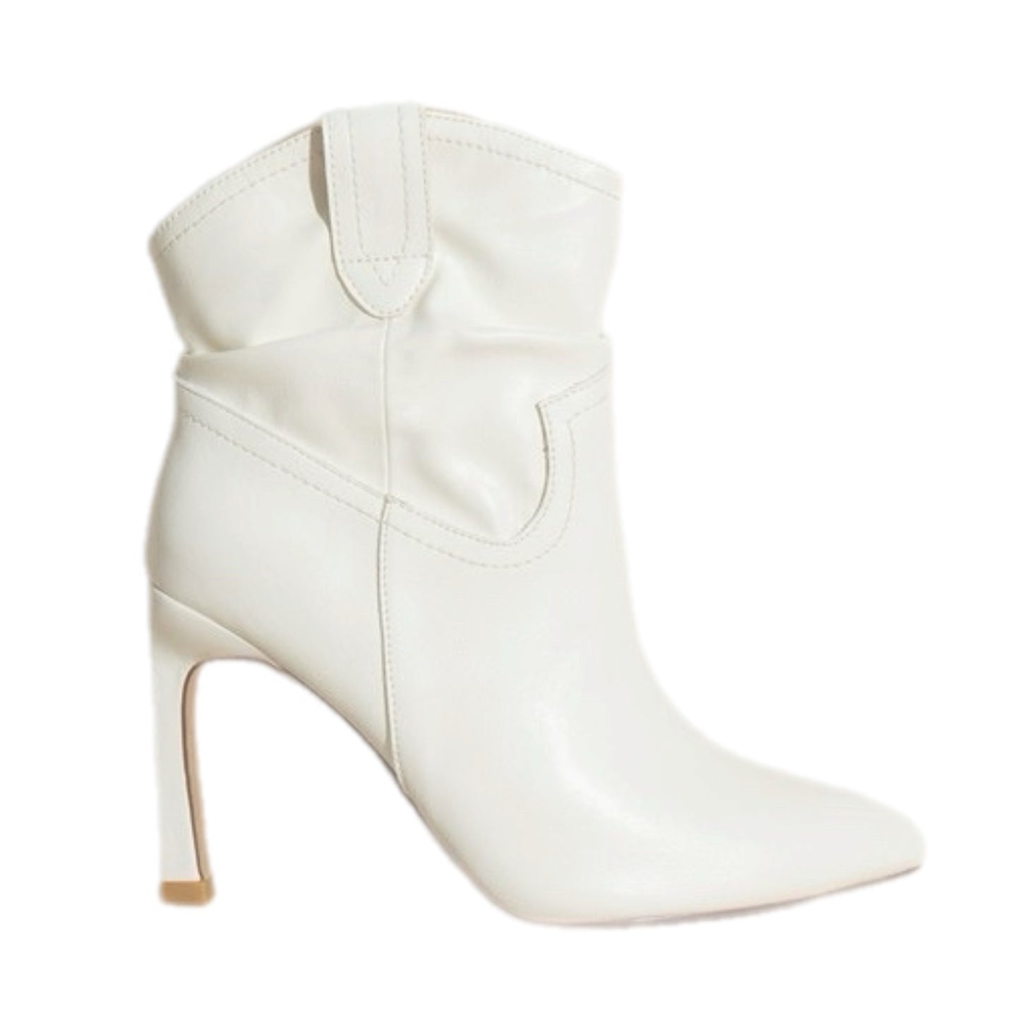 Slim Heel Western Booties