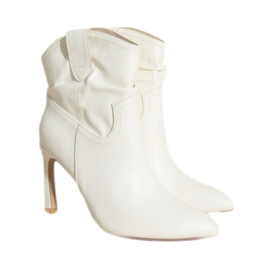 Slim Heel Western Booties