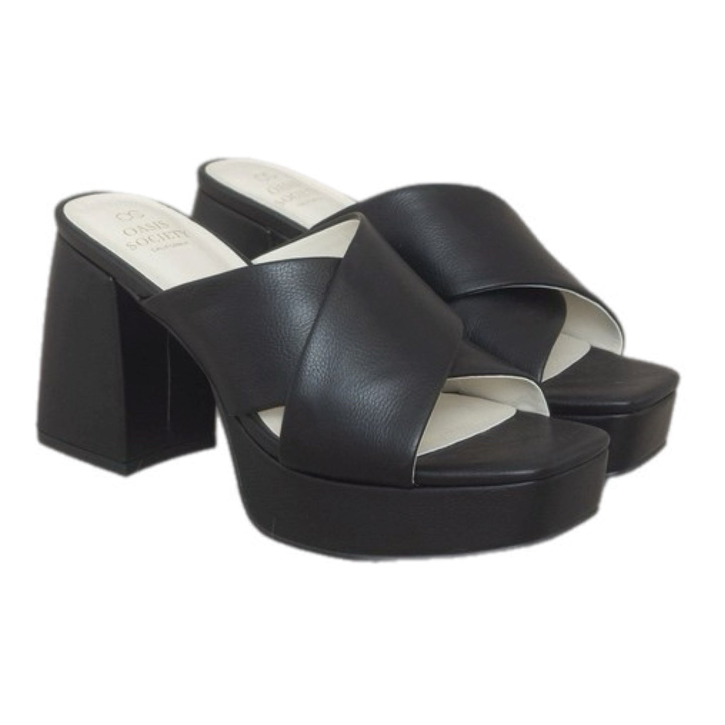 Chunky Platform Criss Cross Heel