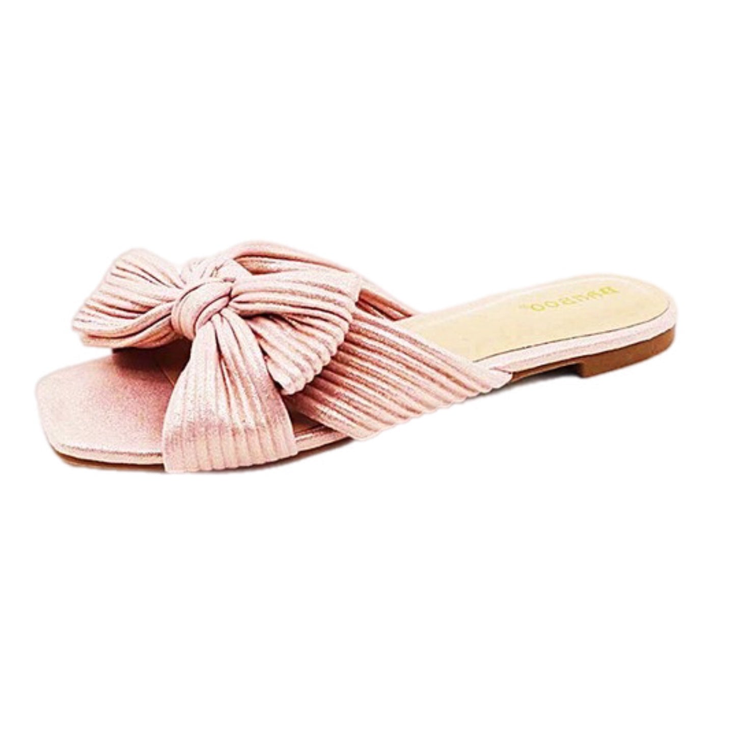 Blush Bow Sandals