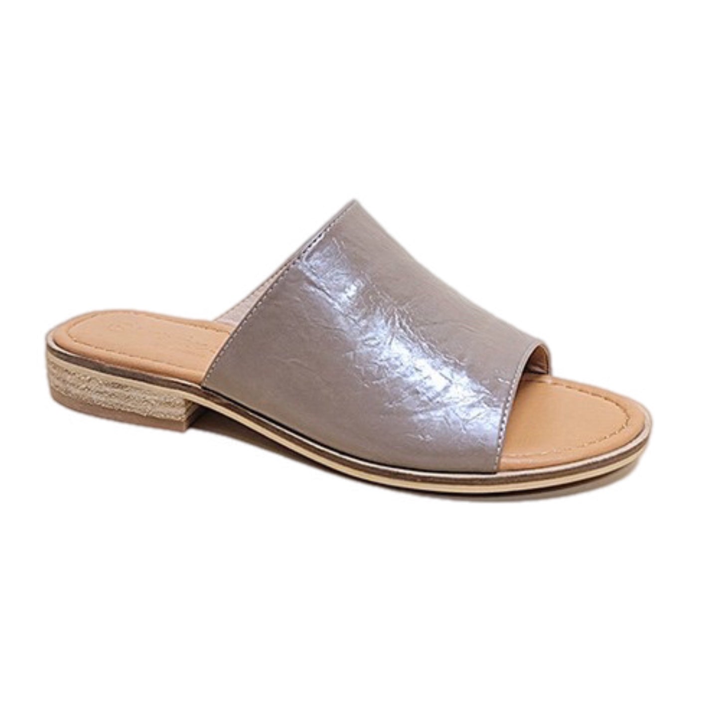 Vegan Leather Wide Strap Sandals