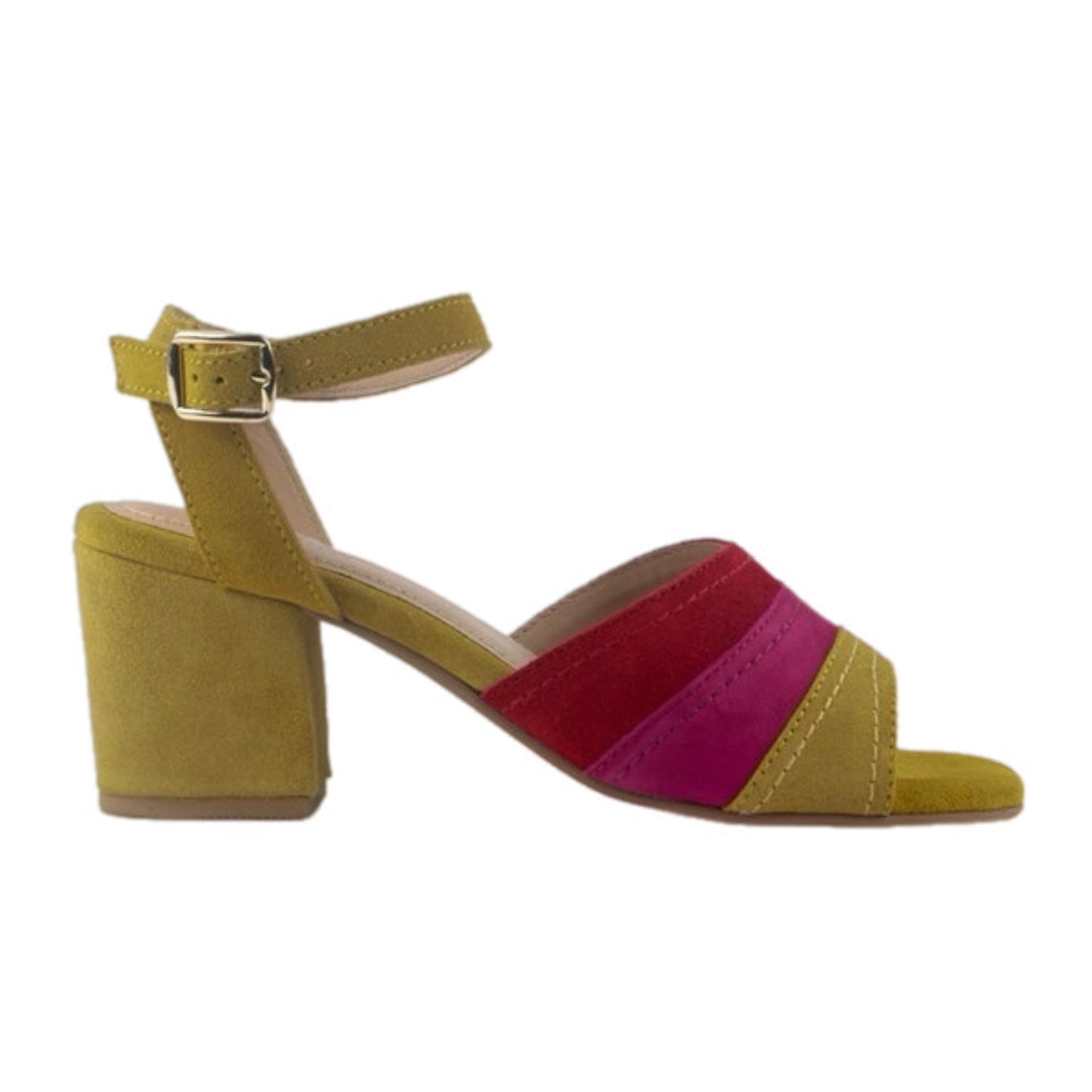 Suede Block Heel