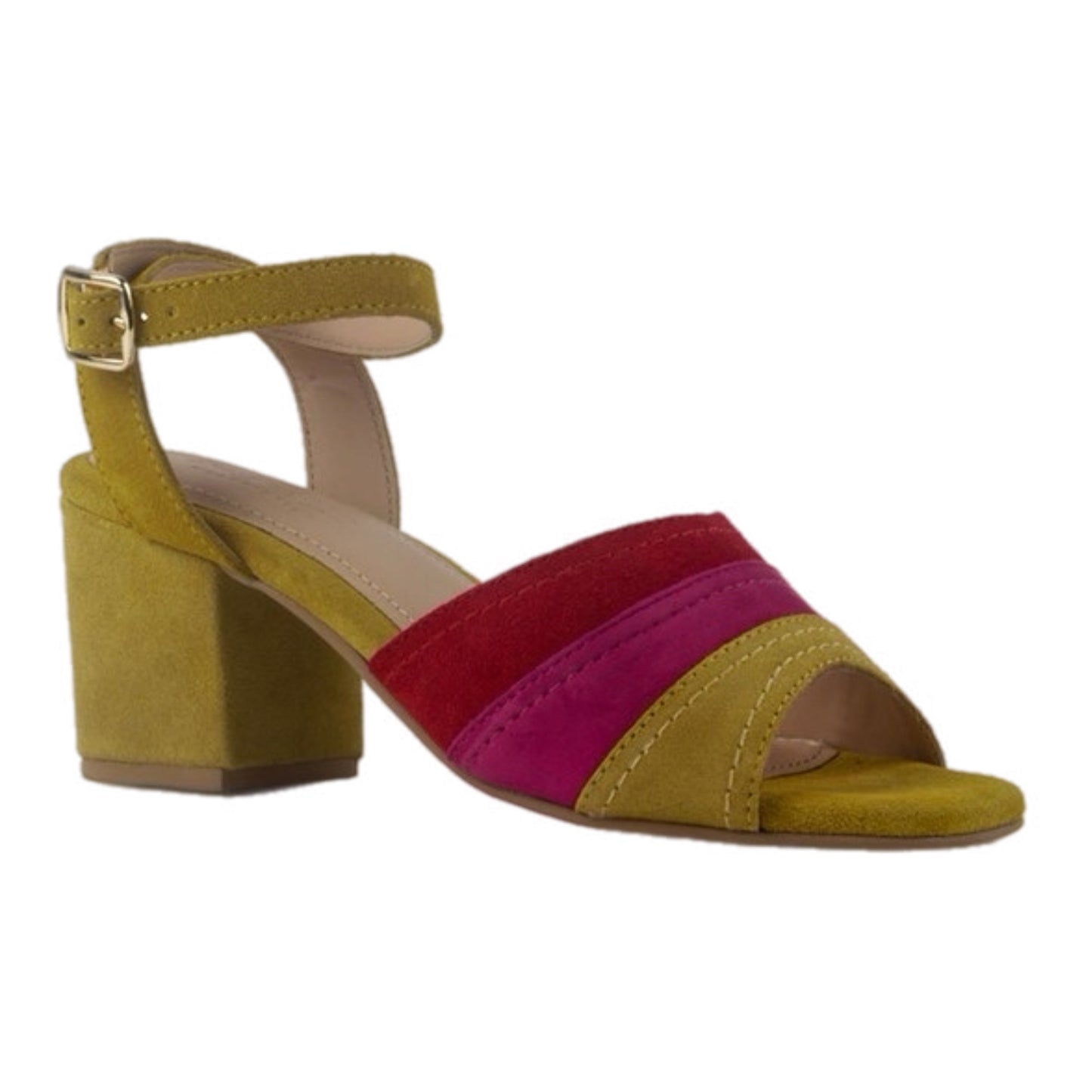 Suede Block Heel