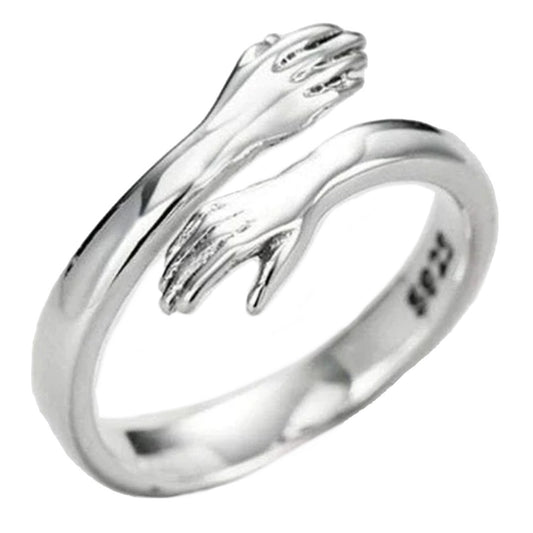 Embrace Harmony Sterling Silver Ring