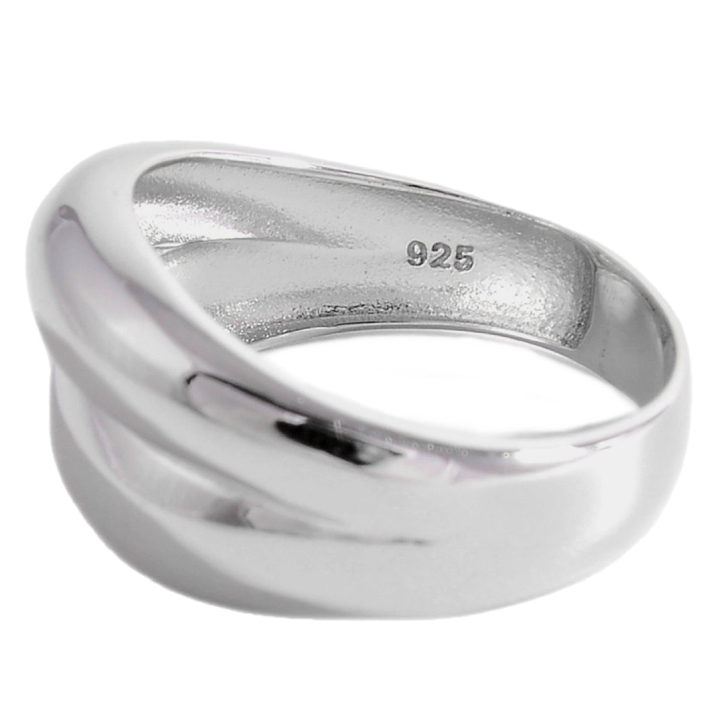 Silversmith's Swirl Bulging Band