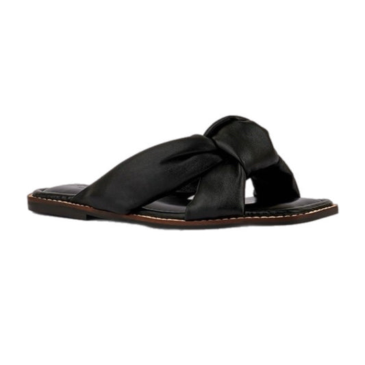 Puffy Leather Sandals