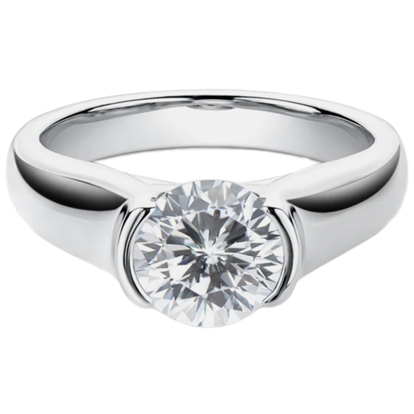 Eternal Spark 1.5 Carat Moissanite Solitaire Ring