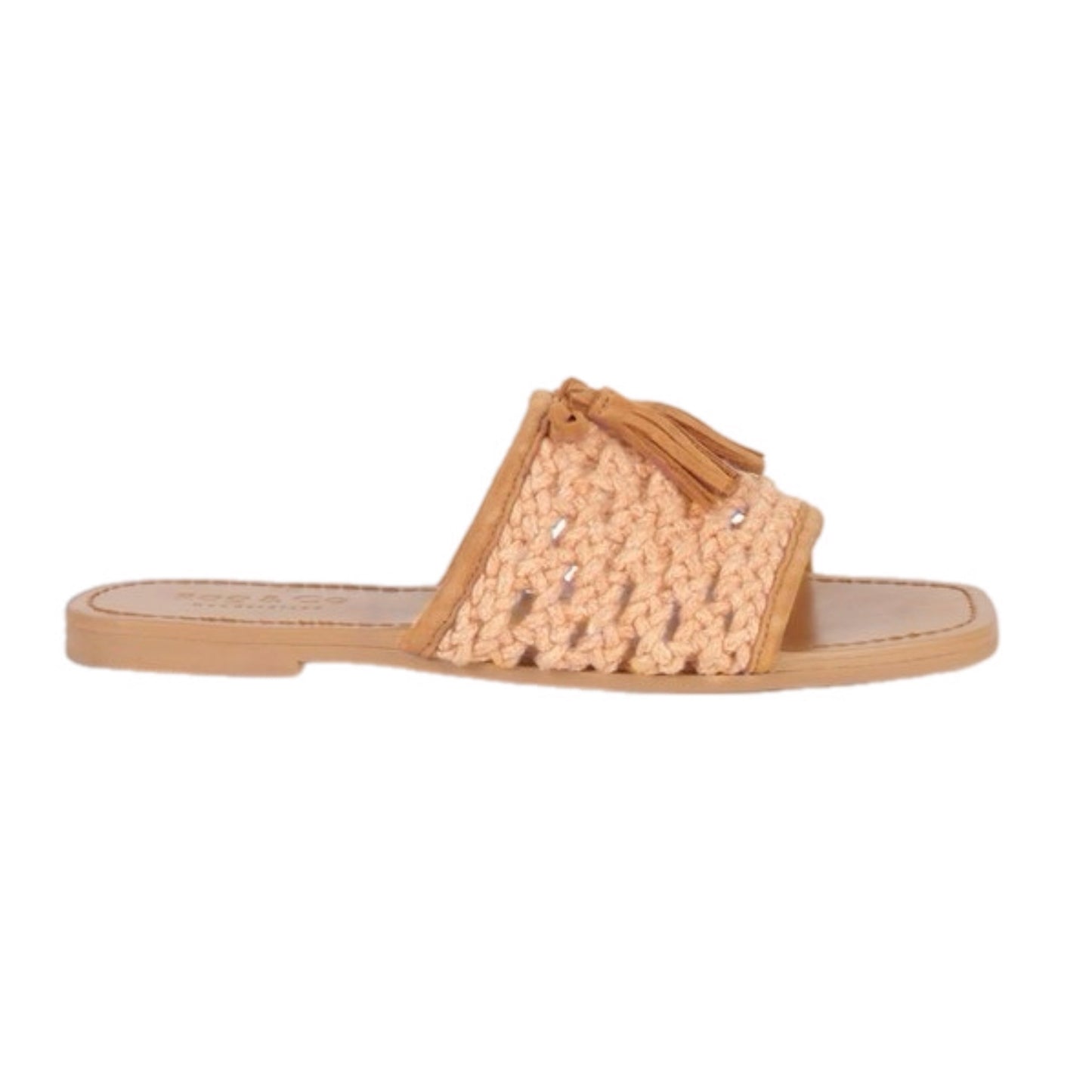 Woven Sandals with Tassels