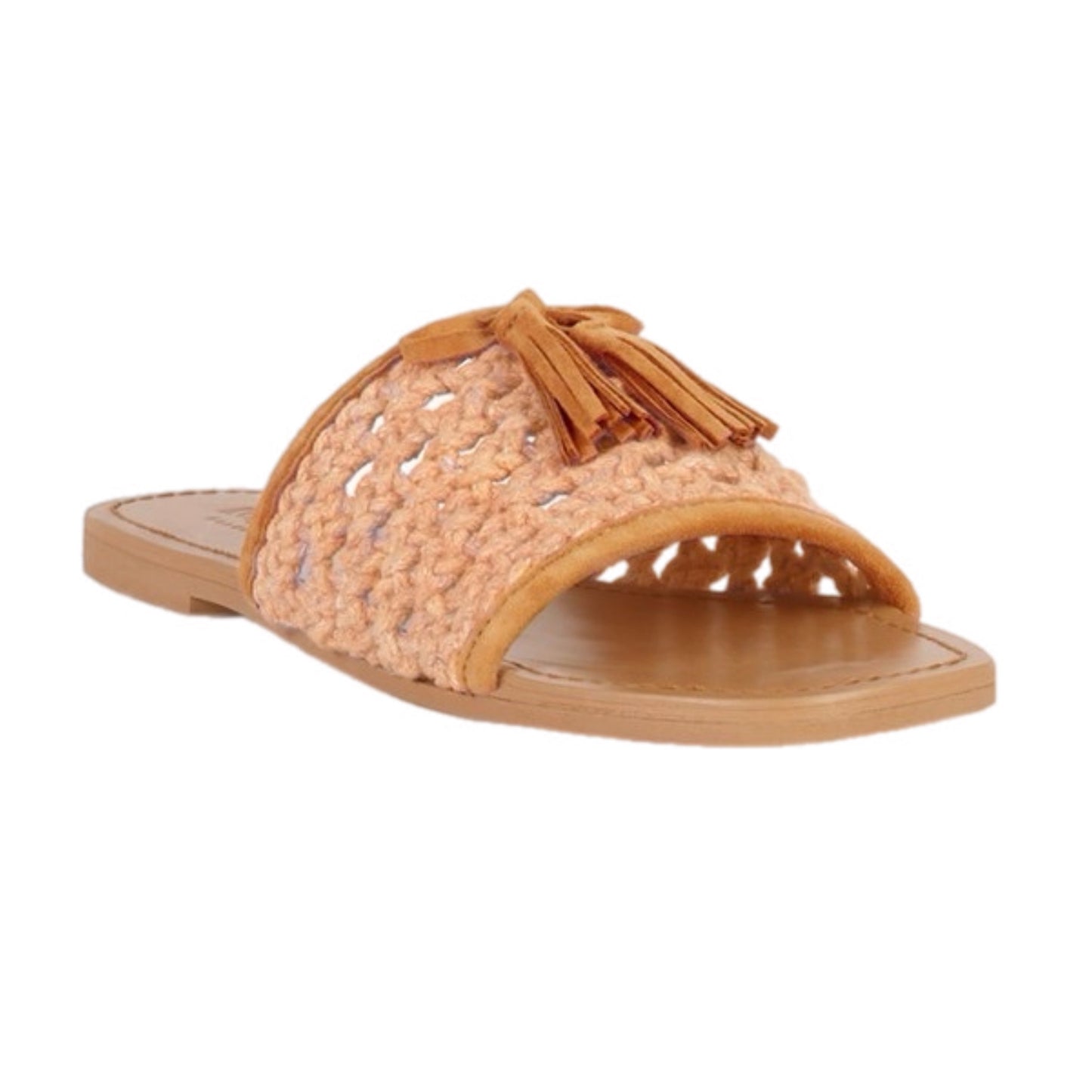 Woven Sandals with Tassels