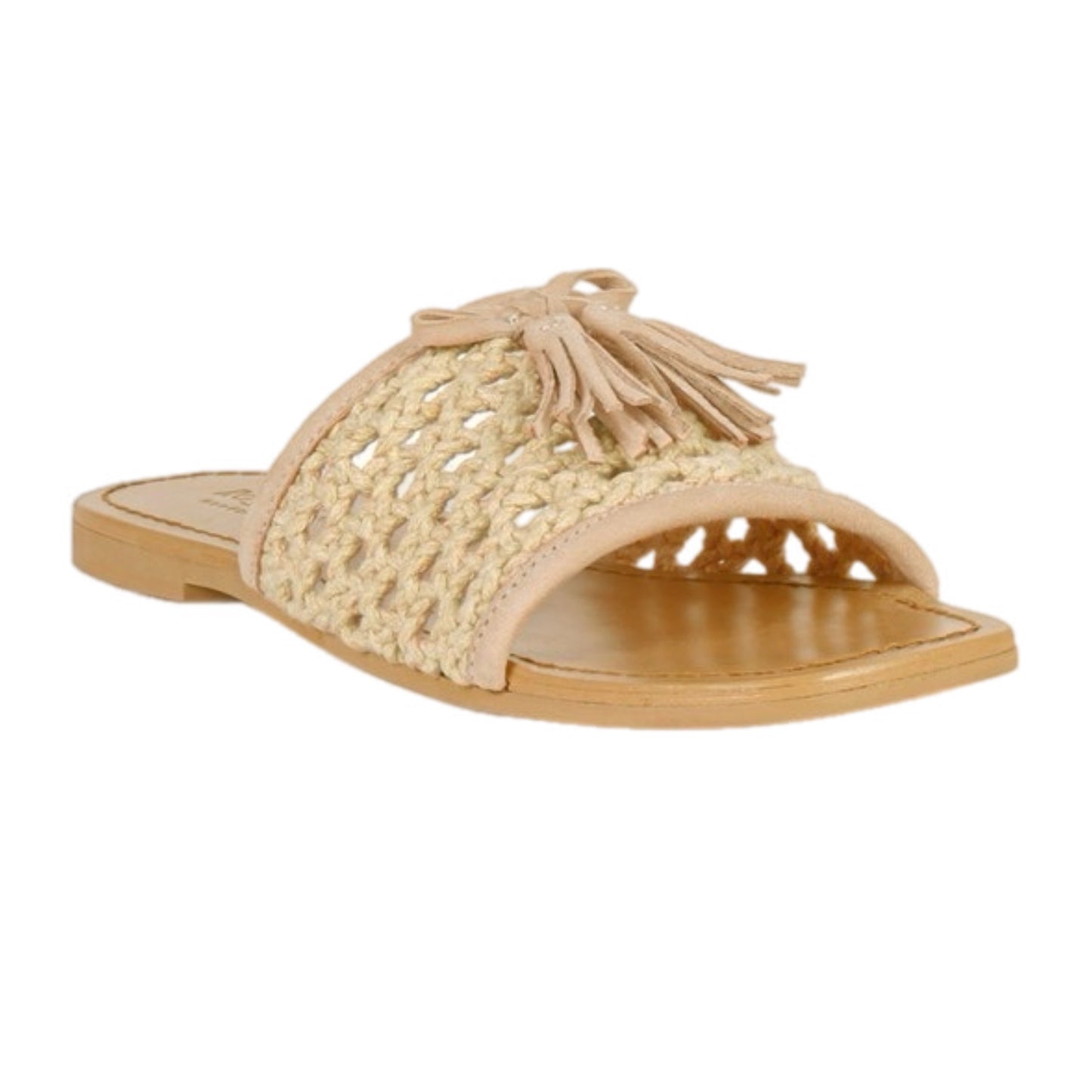 Woven Sandals with Tassels