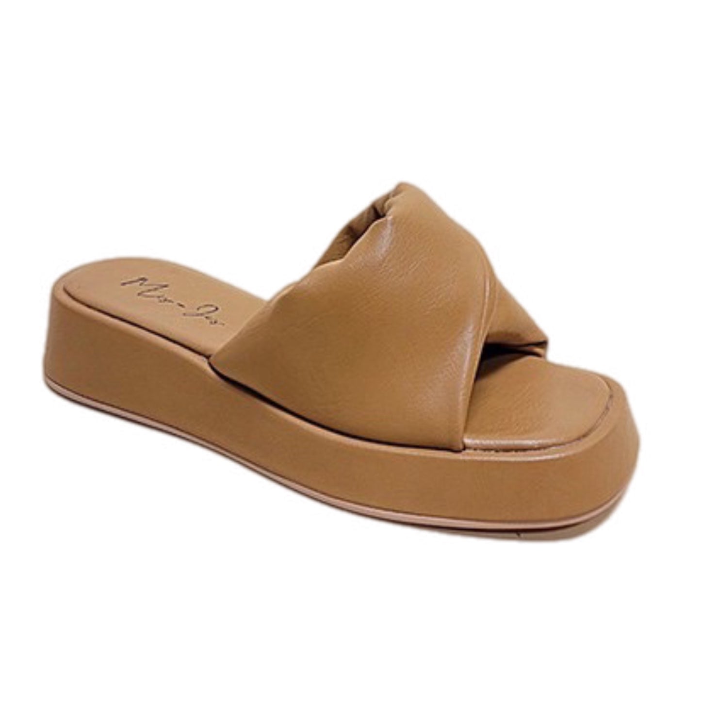 Vegan Leather Platform Sandal