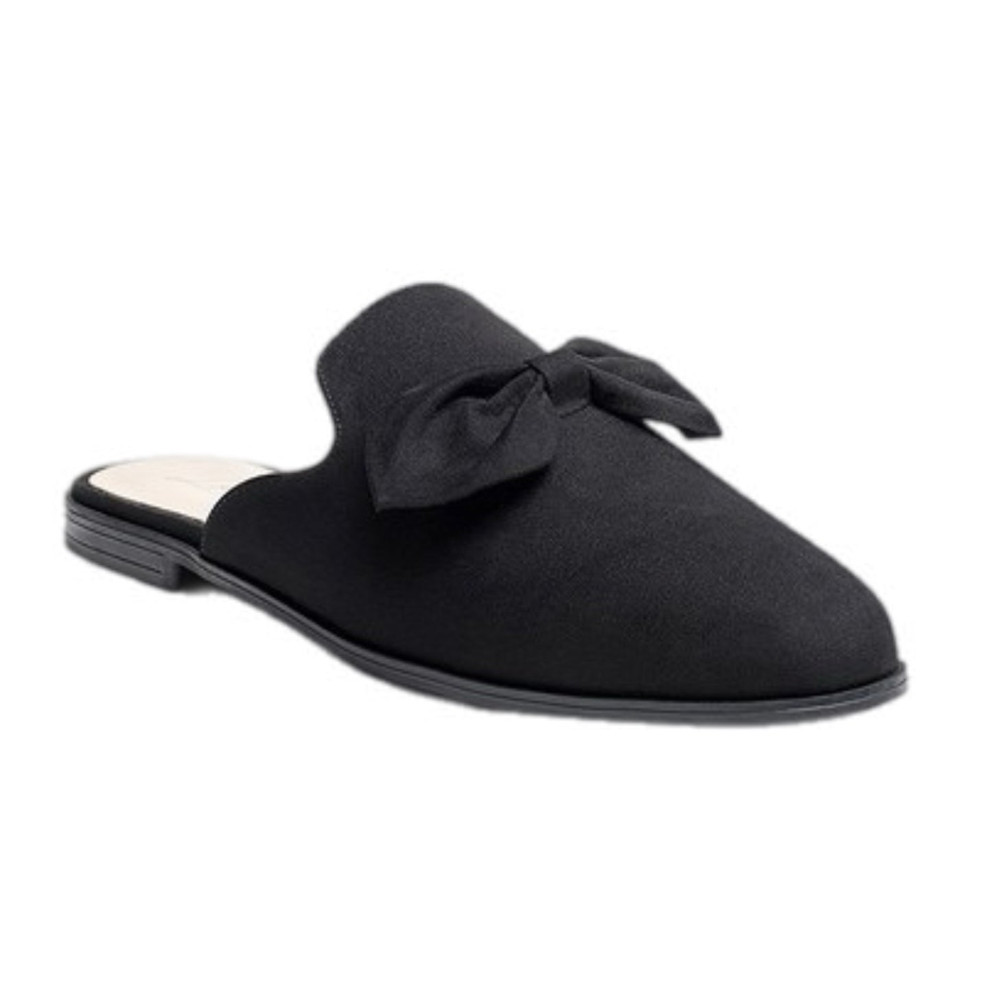 Bow Open Back Loafers