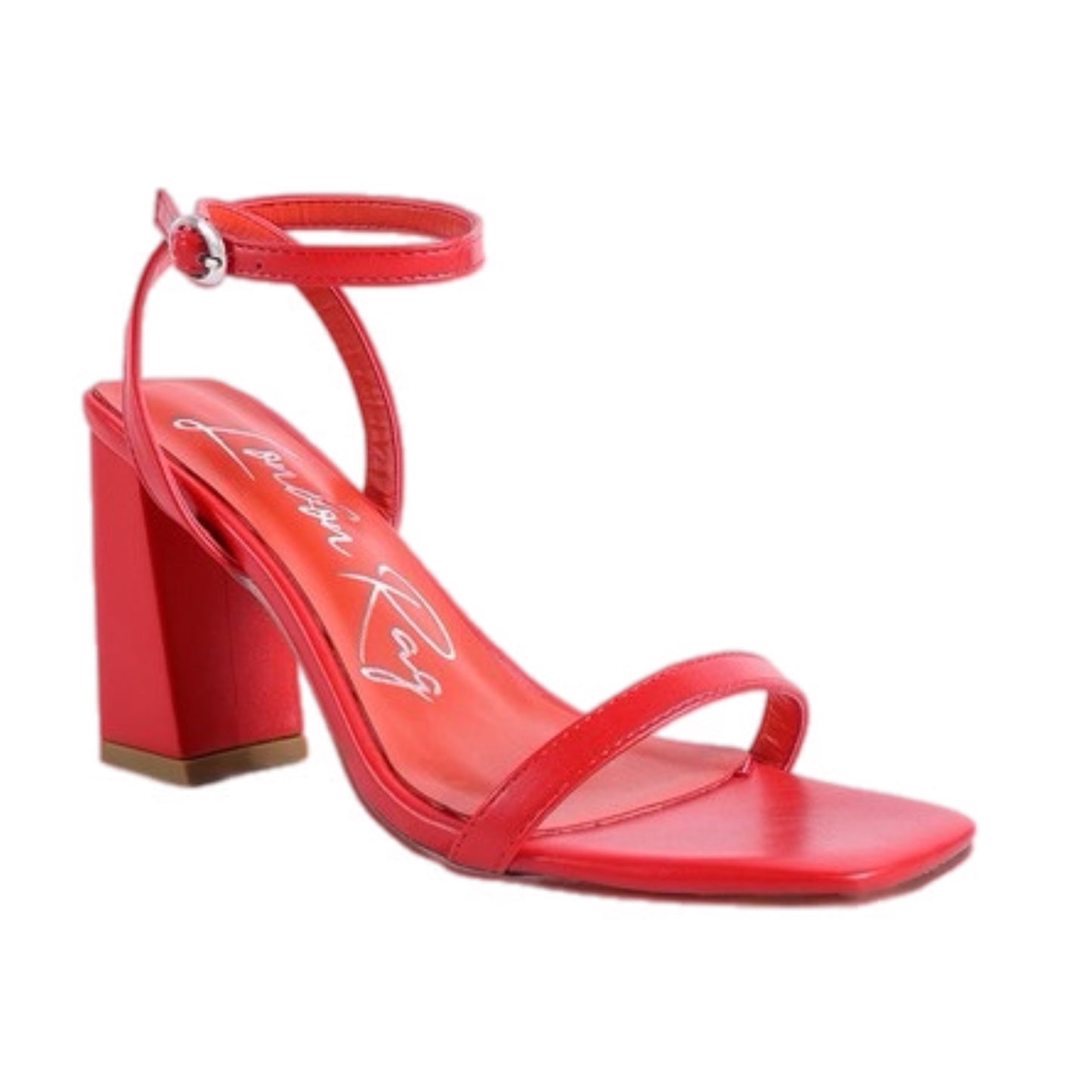 Block Heel Ankle Strap Sandals