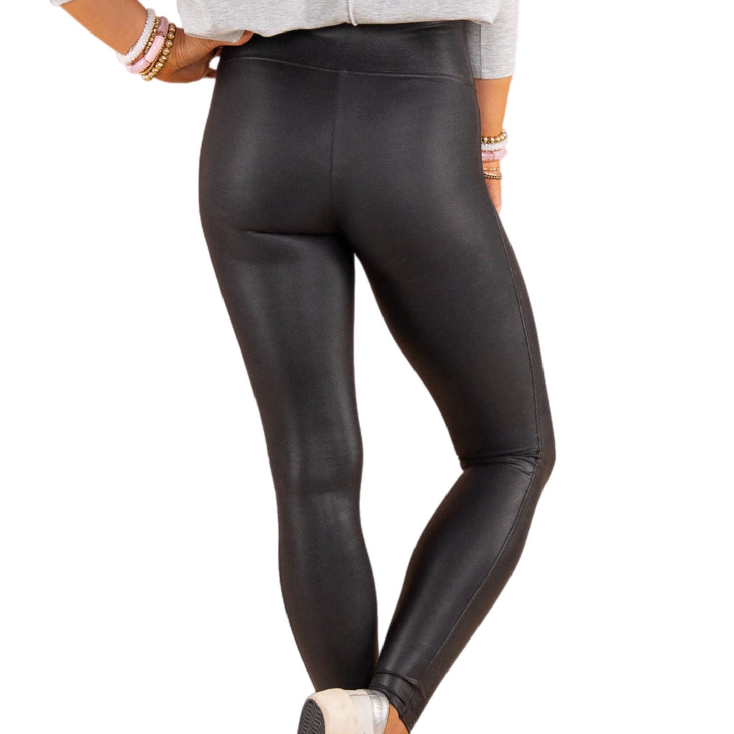 Black High Waist Skinny Pants