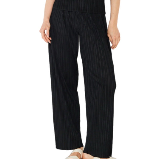 Pleated Straight Pants