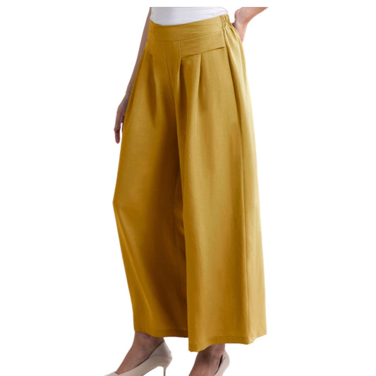 Wide Leg Elastic Waist Pants