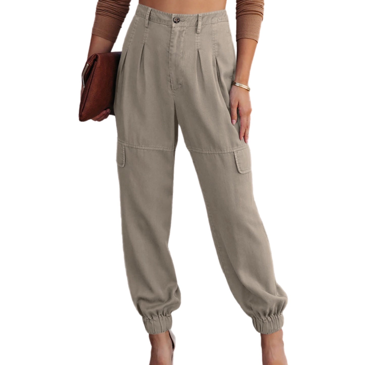 High Waist Cargo Pants