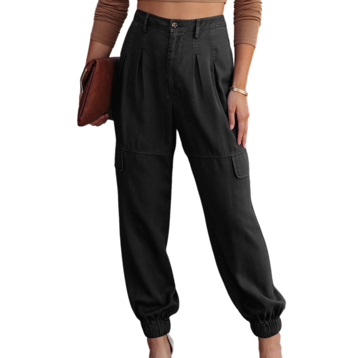 High Waist Cargo Pants