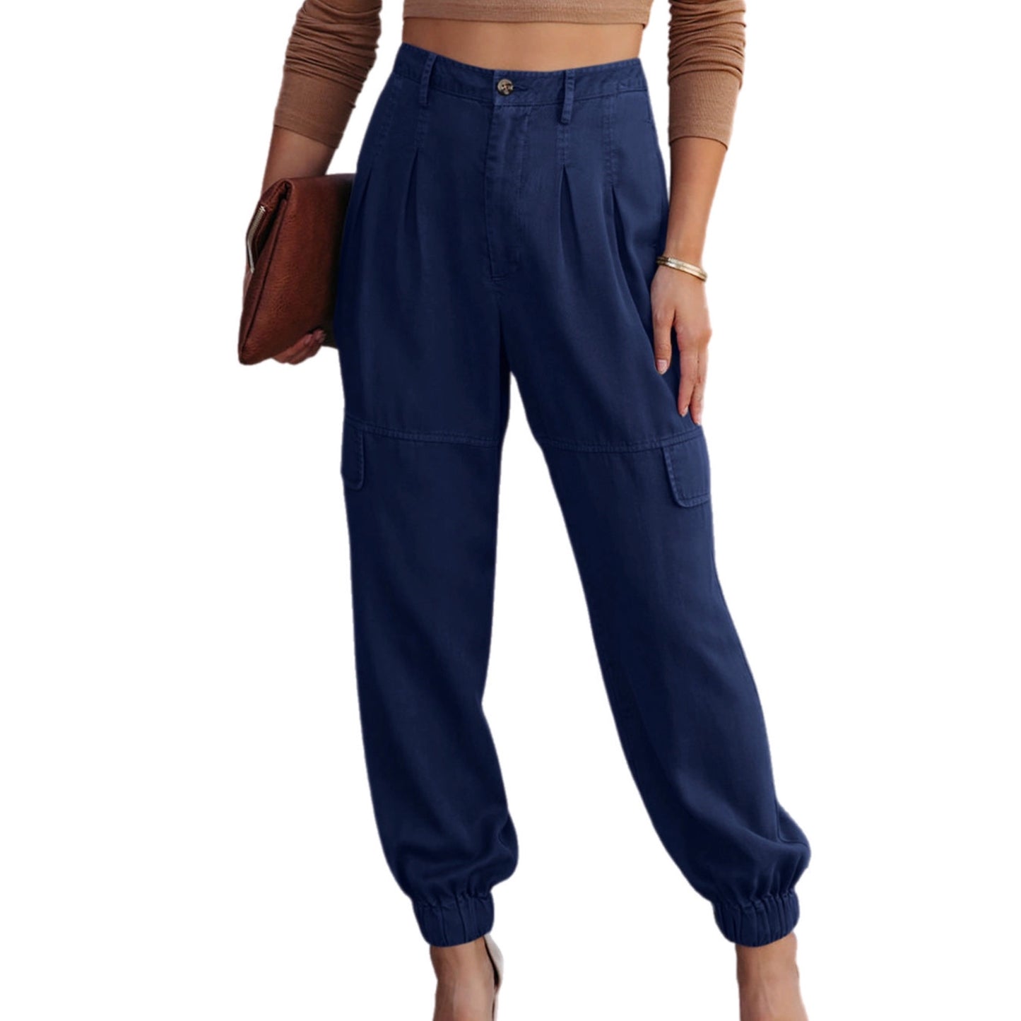 High Waist Cargo Pants