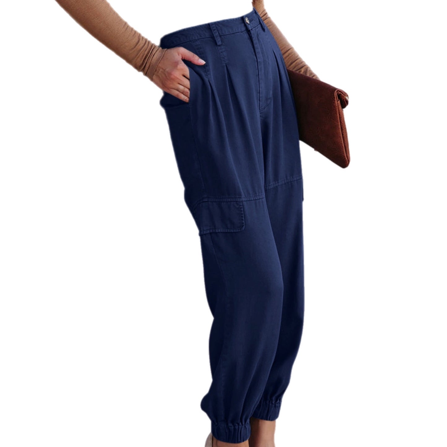 High Waist Cargo Pants