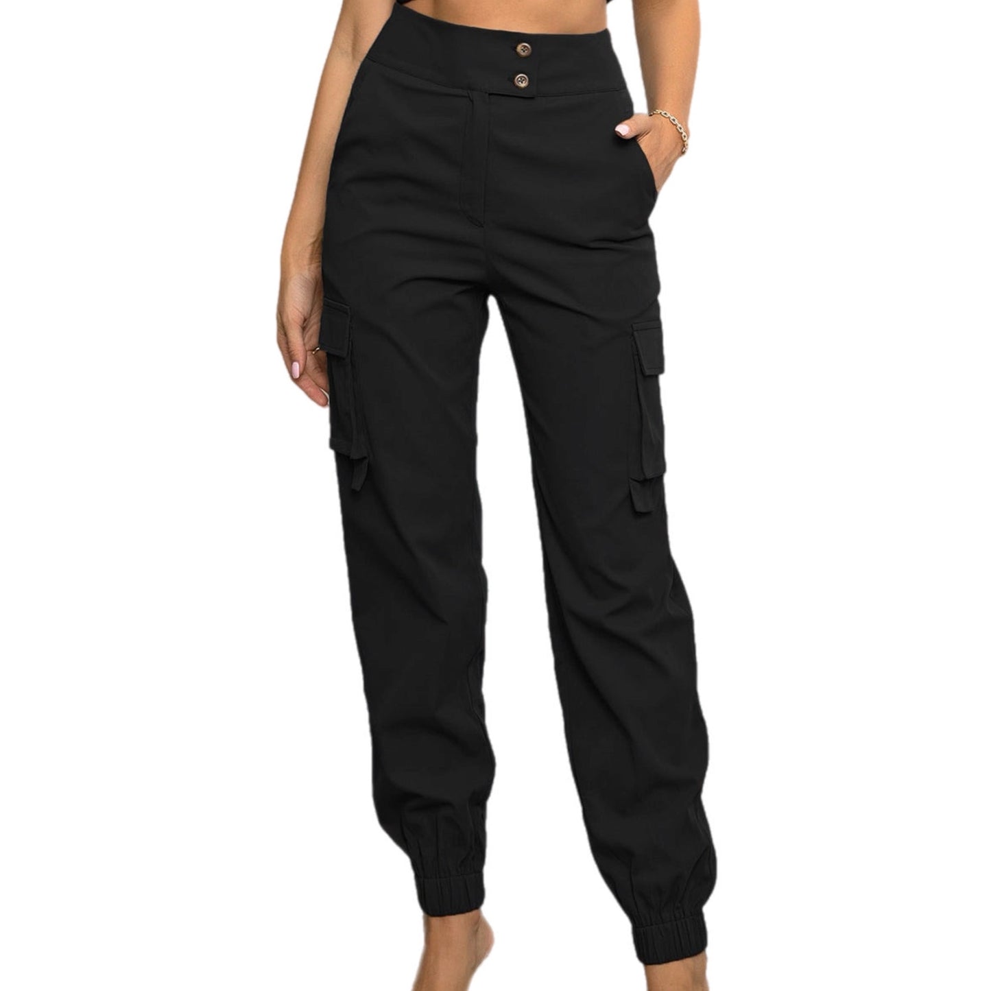 High Waist Cargo Pants