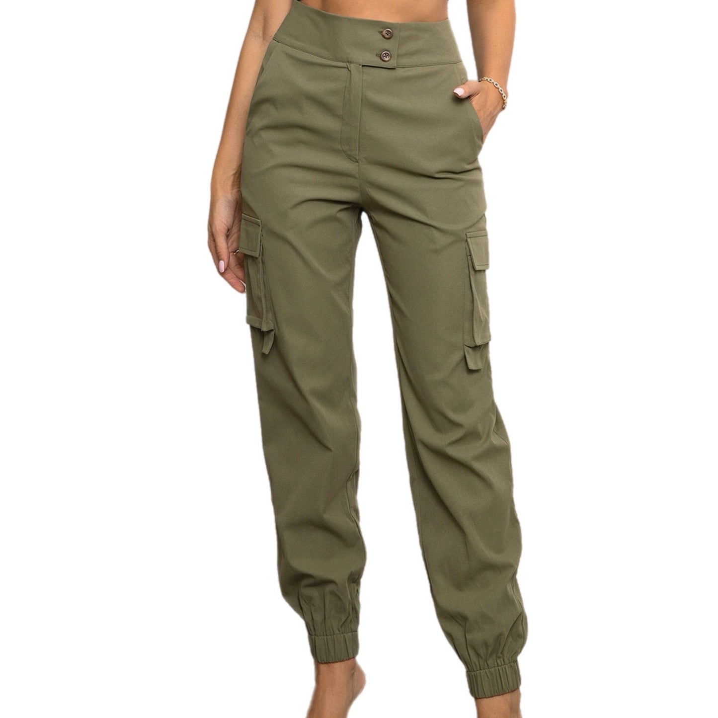 High Waist Cargo Pants