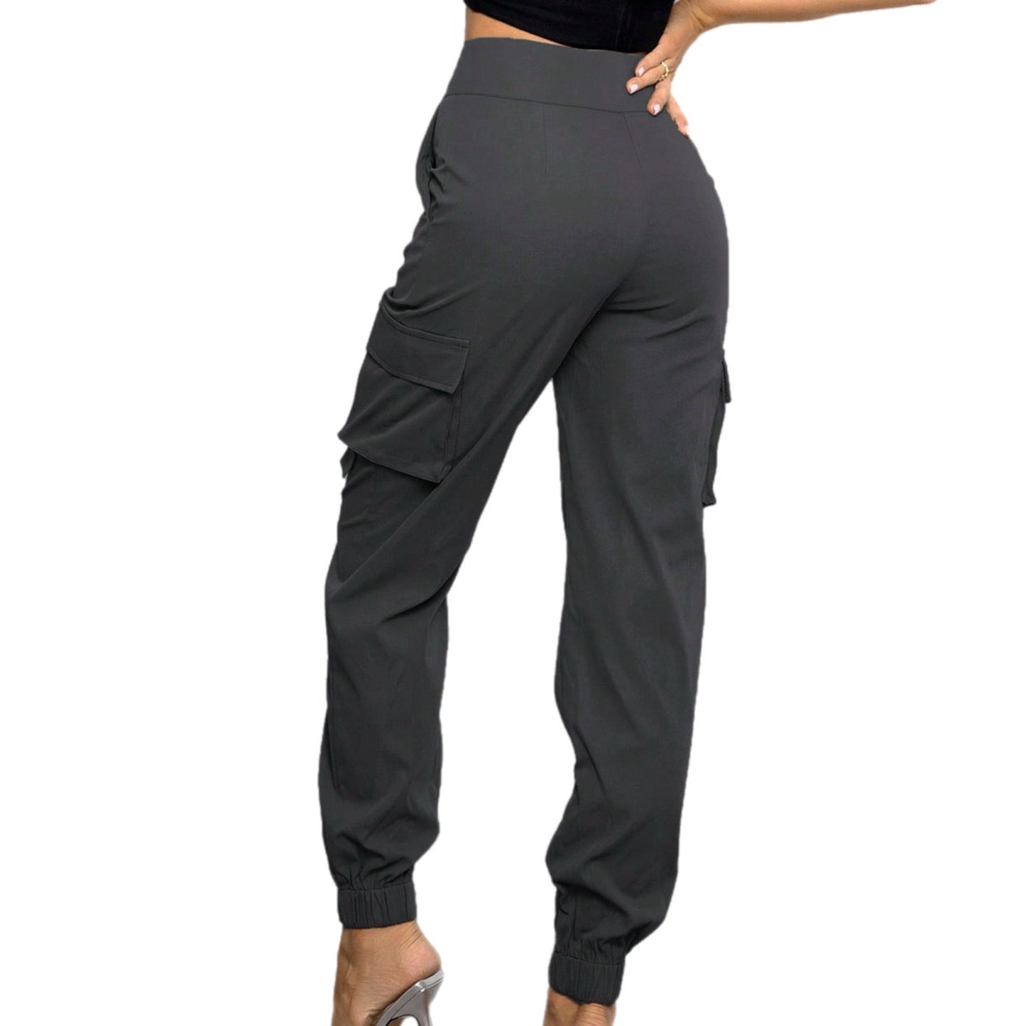 High Waist Cargo Pants