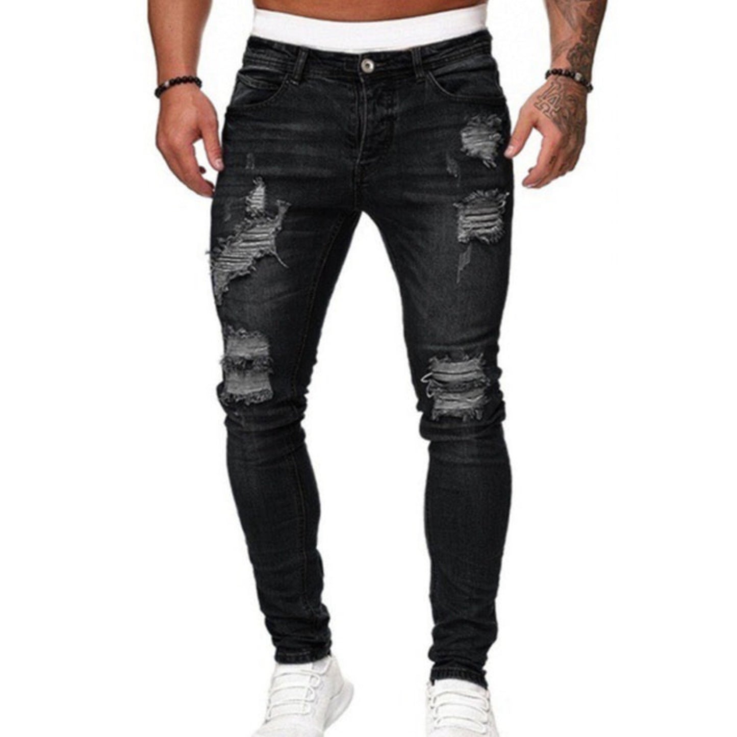 Men's Ripped Skinny Jeans