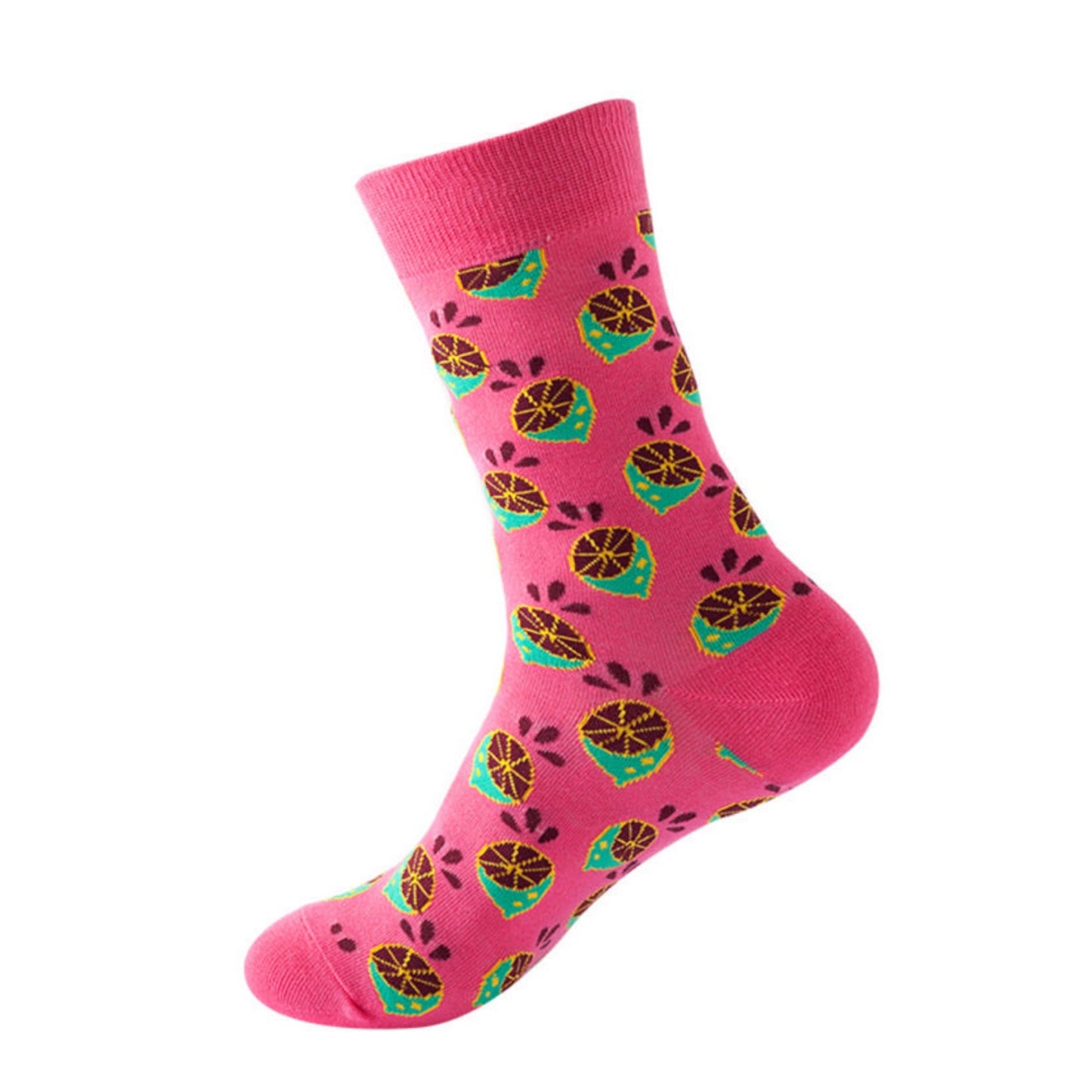 Fruit Pattern Mid-Calf Socks