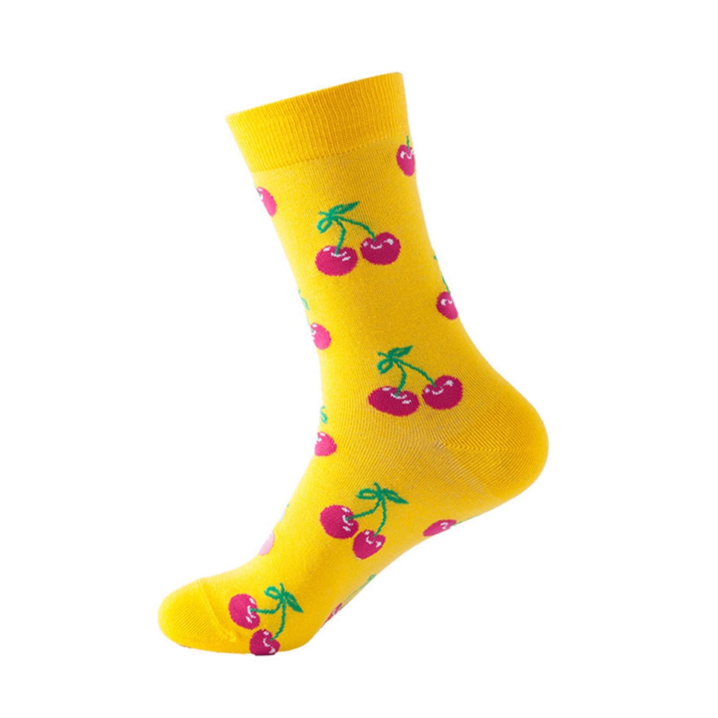 Fruit Pattern Mid-Calf Socks