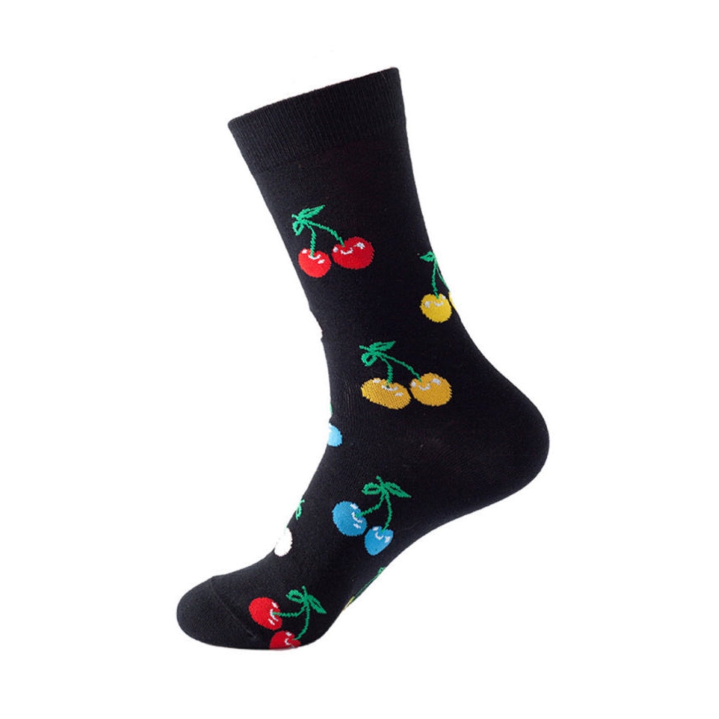 Fruit Pattern Mid-Calf Socks