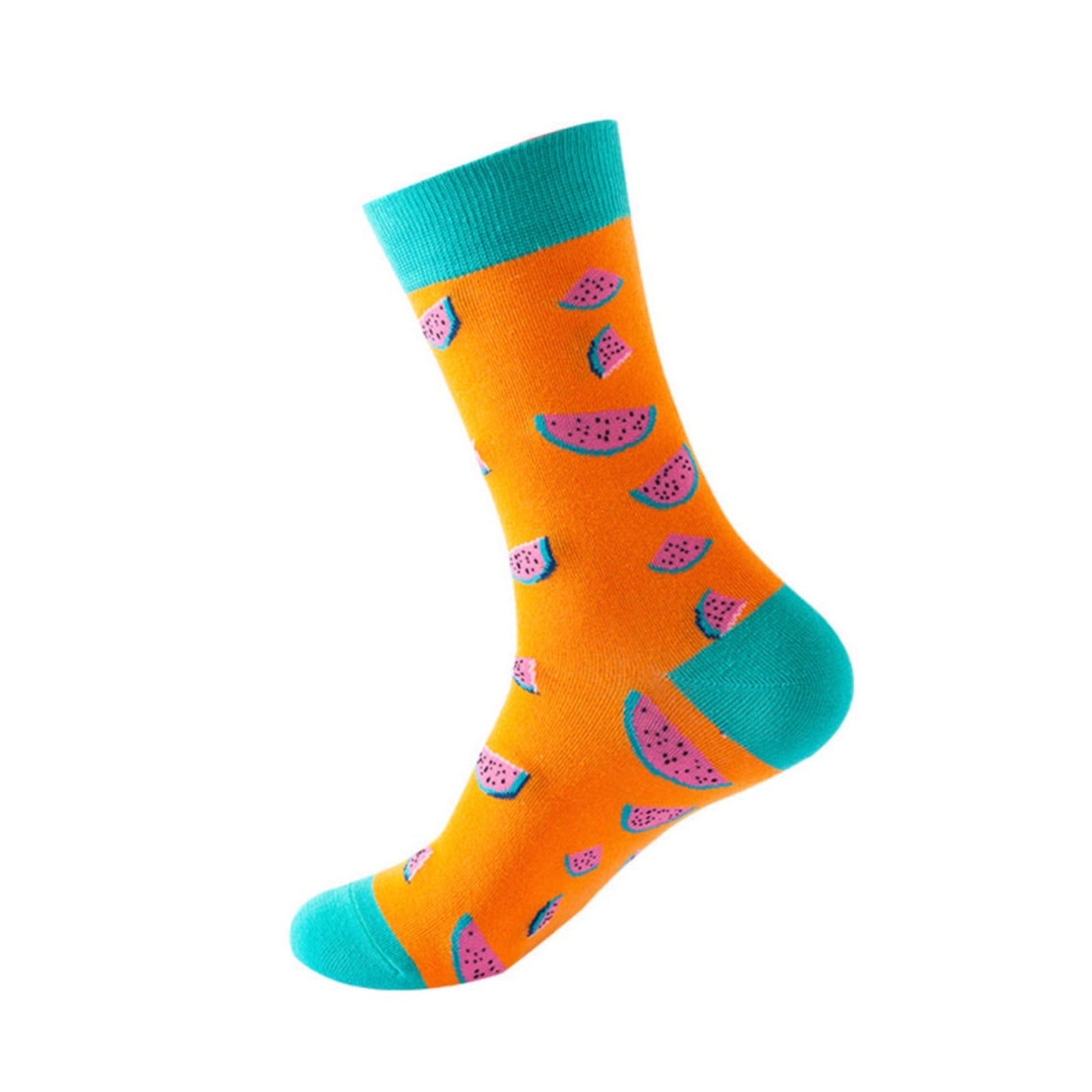 Fruit Pattern Mid-Calf Socks