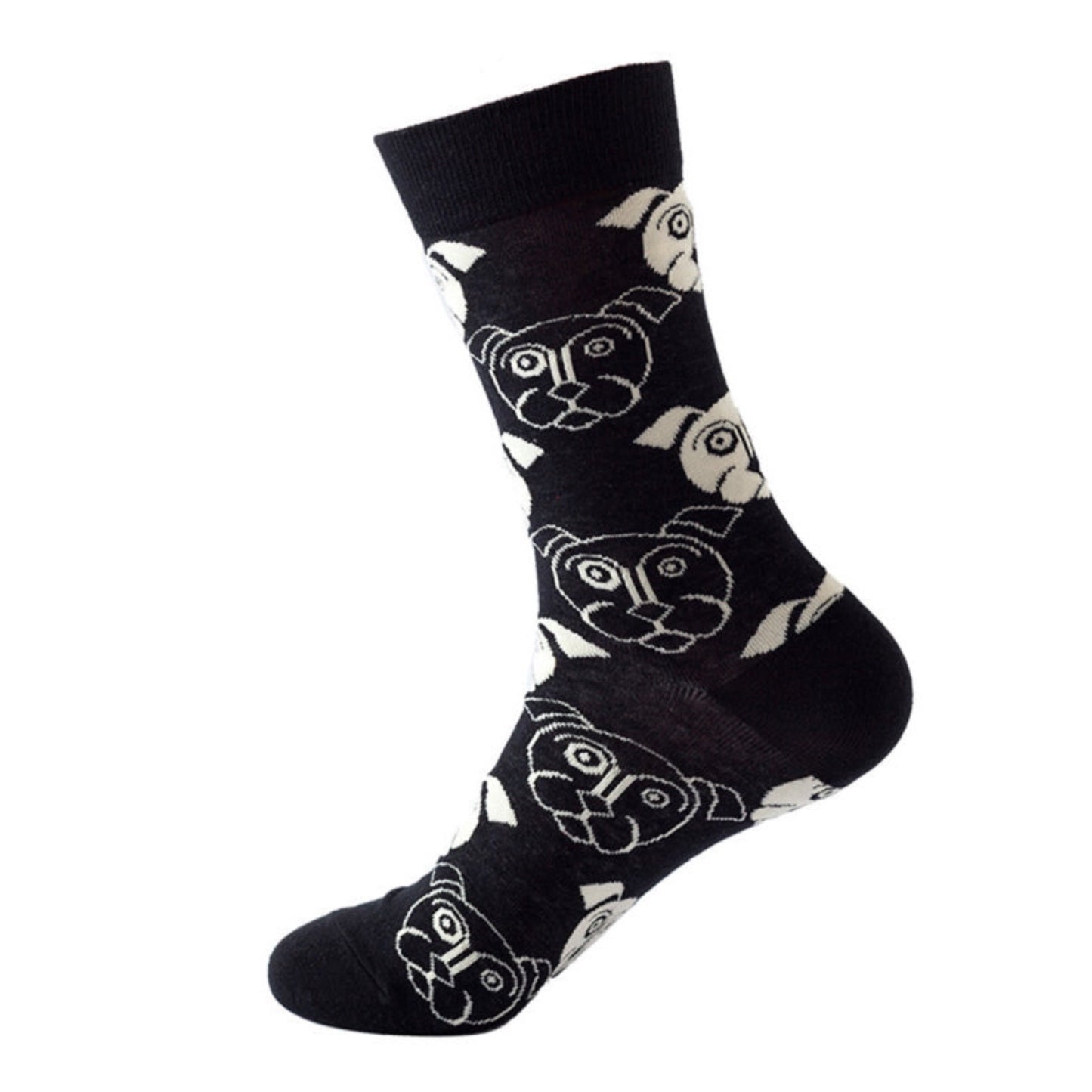 Dog Pattern Mid-Calf Socks