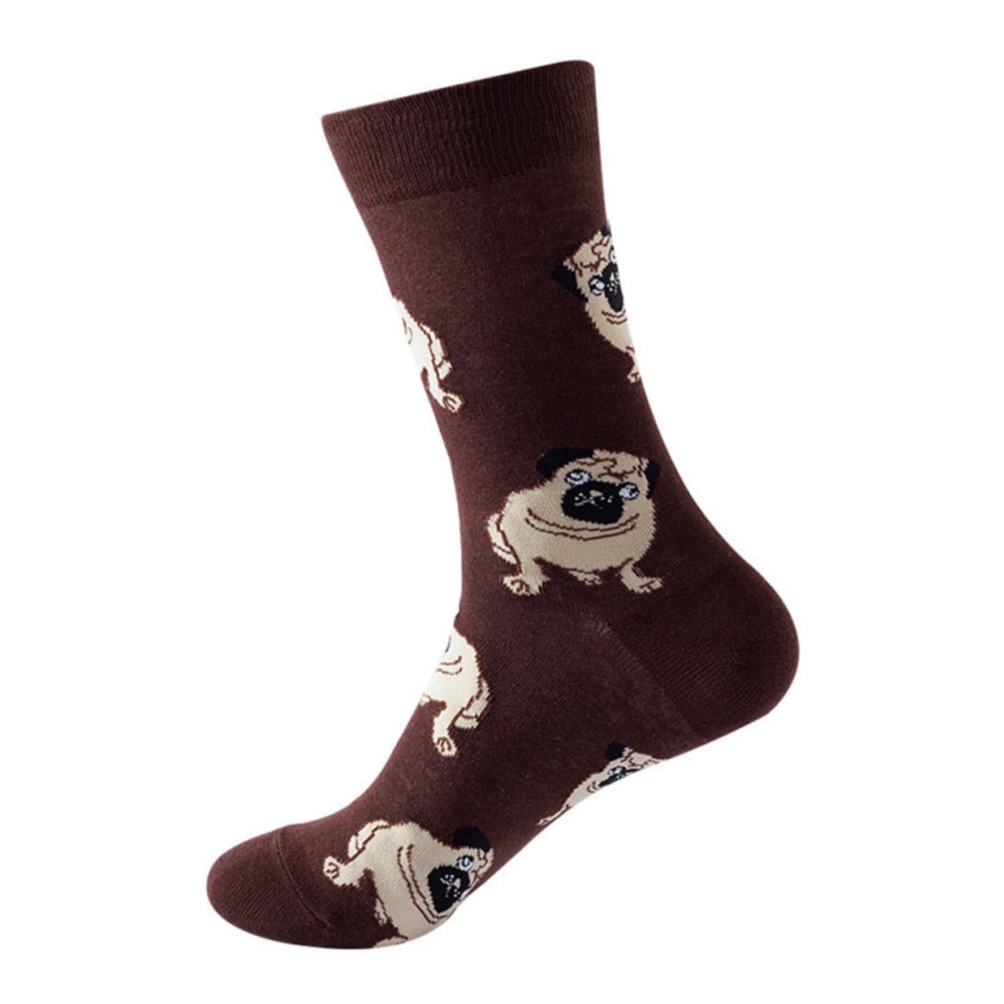 Dog Pattern Mid-Calf Socks