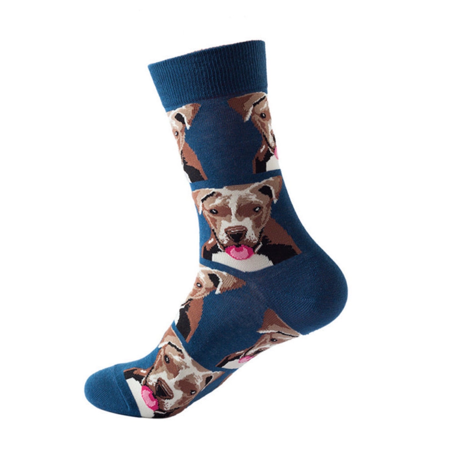 Dog Pattern Mid-Calf Socks