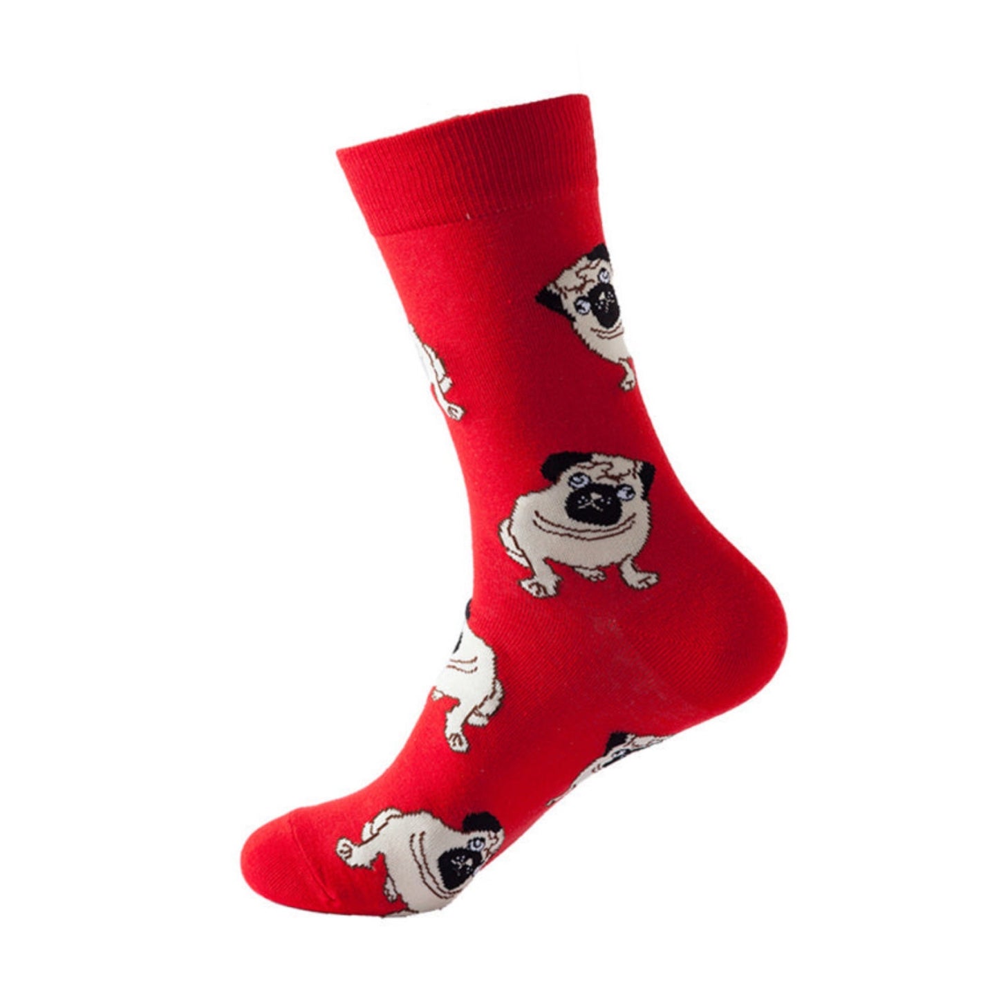 Dog Pattern Mid-Calf Socks