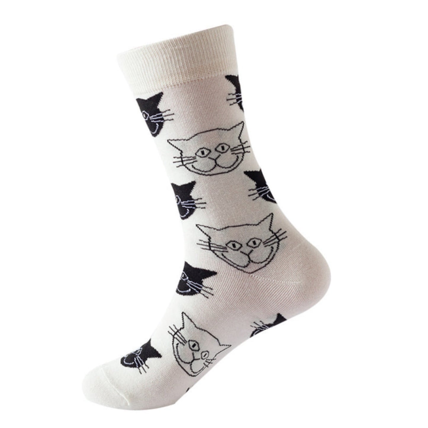 Dog Pattern Mid-Calf Socks