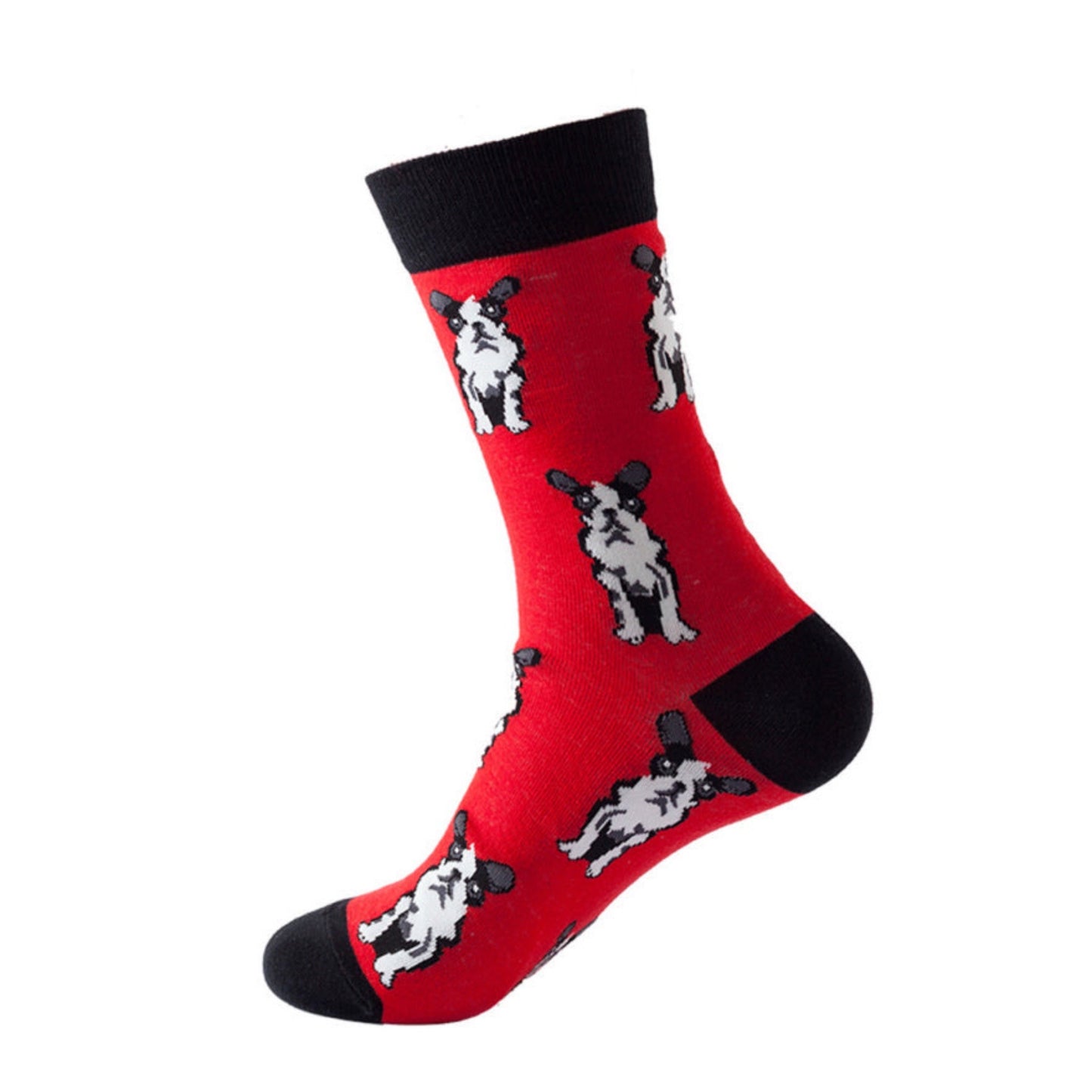 Dog Pattern Mid-Calf Socks