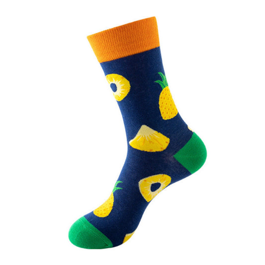 Mid-Calf Fruit Patterned Socks